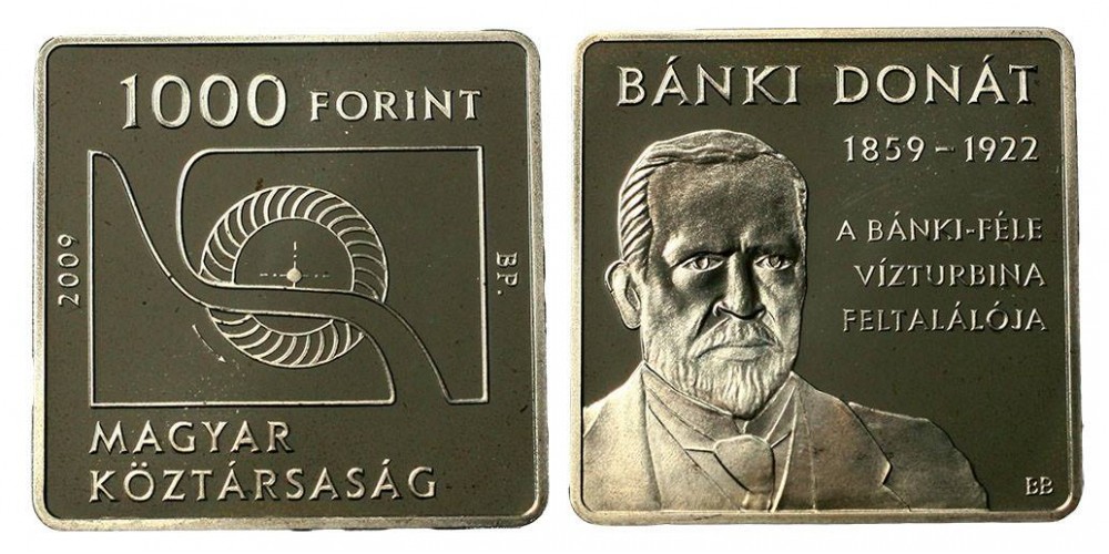 1000 forint Bánki Donát 2009 PP